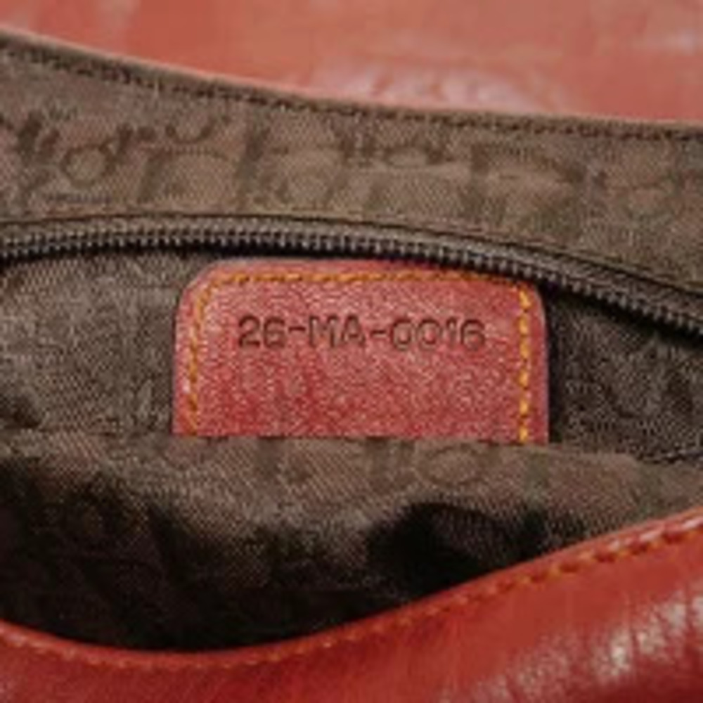 Christian Dior Gaucho Leather Shoulder Bag Red - Picture 11 of 13